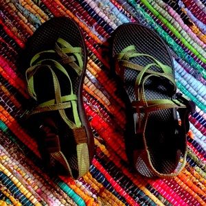 Green Vibram Sandals